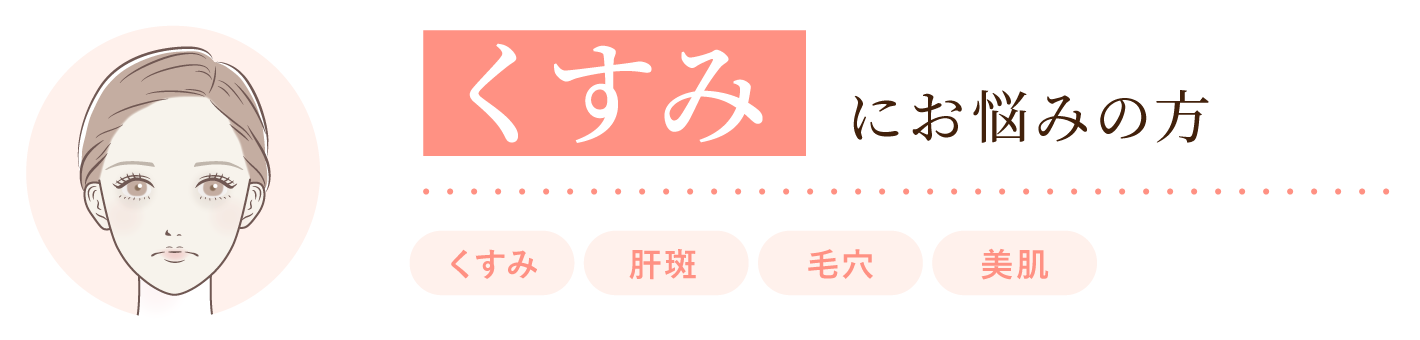 大西メディカルクリニック おためし美肌9800 くすみにお悩みの方 くすみ・肝斑・毛穴・美肌